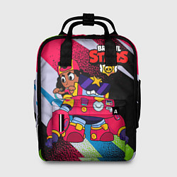 Рюкзак женский Мастер Meg BrawlStars, цвет: 3D-принт