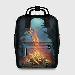 Рюкзак женский Witcher 3 костер, цвет: 3D-принт