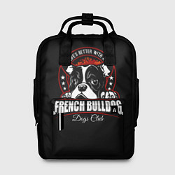Рюкзак женский Французский Бульдог French Bulldog, цвет: 3D-принт