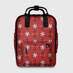 Рюкзак женский Snowflakes, цвет: 3D-принт
