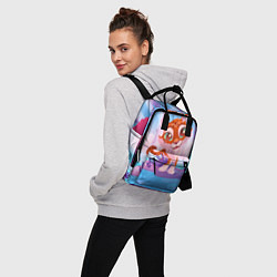 Рюкзак женский Тигрица на кувшинке, цвет: 3D-принт — фото 2