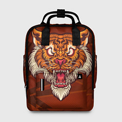 Рюкзак женский Тигр Evil, цвет: 3D-принт