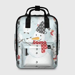 Женский рюкзак Снежный снеговик