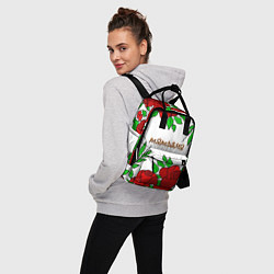 Рюкзак женский Татьяна в розах, цвет: 3D-принт — фото 2