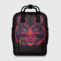 Рюкзак женский Тигр Tiger голова, цвет: 3D-принт
