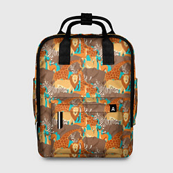 Рюкзак женский Дикие Животные, цвет: 3D-принт