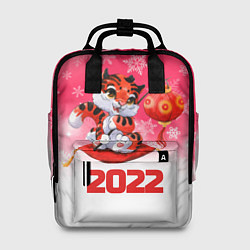 Рюкзак женский Китайский тигр 2022 Новый год, цвет: 3D-принт