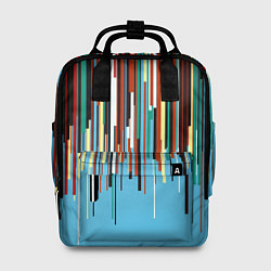 Рюкзак женский Glitch pattern 2087, цвет: 3D-принт