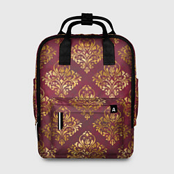 Рюкзак женский Классические золотые узоры, цвет: 3D-принт