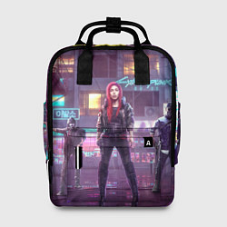 Рюкзак женский Cyberpunk 2077 Vi Ви, цвет: 3D-принт