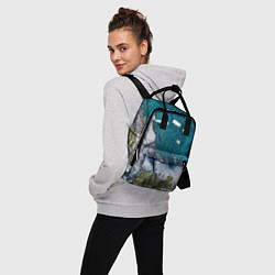Рюкзак женский SWIMMING WITH SHARKS, цвет: 3D-принт — фото 2