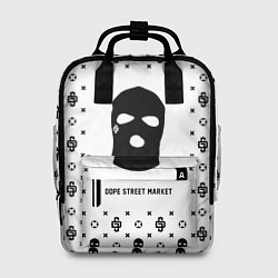 Рюкзак женский Узор White Ski Mask Dope Street Market, цвет: 3D-принт