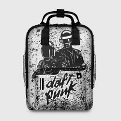 Рюкзак женский Daft Punk B&W, цвет: 3D-принт