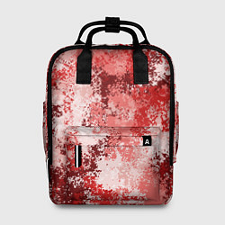 Рюкзак женский Спортивный камуфляж Пикси - Гранат, цвет: 3D-принт