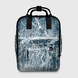 Рюкзак женский Потрескавшийся лед, цвет: 3D-принт