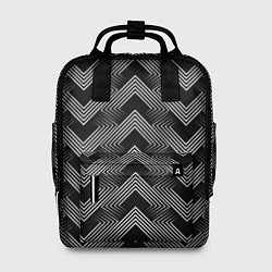 Рюкзак женский Геометрический черно-белый узор Арт Деко, цвет: 3D-принт