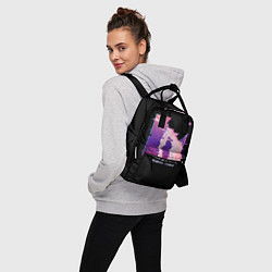 Рюкзак женский Sad neon boy, цвет: 3D-принт — фото 2