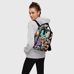 Рюкзак женский Underground pattern Fashion trend, цвет: 3D-принт — фото 2