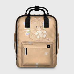 Рюкзак женский Котёнок с крыльями, цвет: 3D-принт