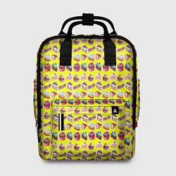 Рюкзак женский Для любителей эклеров, цвет: 3D-принт
