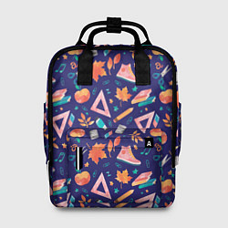 Рюкзак женский Школьные атрибуты, цвет: 3D-принт