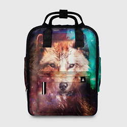 Рюкзак женский Сказочная волчица, цвет: 3D-принт