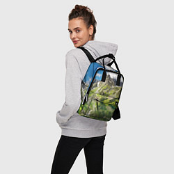 Рюкзак женский Живописное горное озеро, цвет: 3D-принт — фото 2