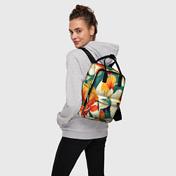 Рюкзак женский Винтажный цветочный рисунок, цвет: 3D-принт — фото 2