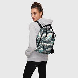 Рюкзак женский Облачные узоры, цвет: 3D-принт — фото 2
