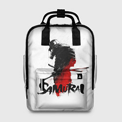 Рюкзак женский Самурай В Противогазе, цвет: 3D-принт