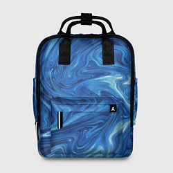 Рюкзак женский Волновые разводы на поверхности воды, цвет: 3D-принт