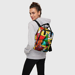 Рюкзак женский Грубый абстрактный фон, цвет: 3D-принт — фото 2