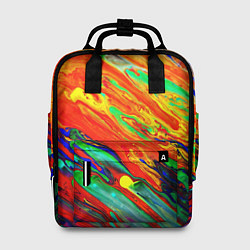 Рюкзак женский Неоновый градиент красок, цвет: 3D-принт