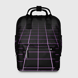 Рюкзак женский Неоновая сетка - оптическая иллюзия, цвет: 3D-принт