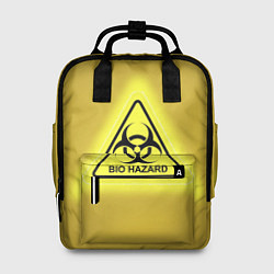 Рюкзак женский Biohazard - биологическая опасность, цвет: 3D-принт