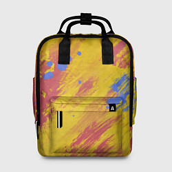 Рюкзак женский Радужная палитра, цвет: 3D-принт