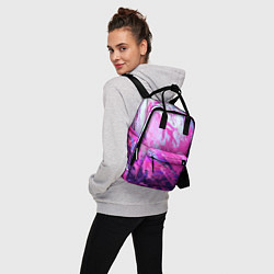 Рюкзак женский Фиолетовые оттенки, цвет: 3D-принт — фото 2