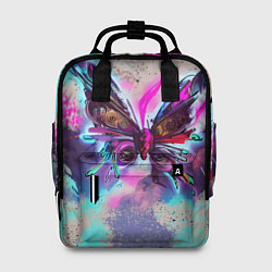 Рюкзак женский Бабочка в стиле стимпанк, цвет: 3D-принт