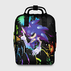 Рюкзак женский Sonic Exe - Hedgehog - video game, цвет: 3D-принт