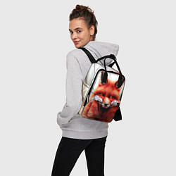 Рюкзак женский Пламенный лис, цвет: 3D-принт — фото 2