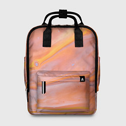 Рюкзак женский Оранжевая река и краски, цвет: 3D-принт