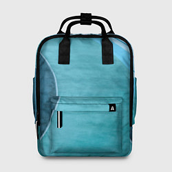 Рюкзак женский Абстрактные волнообразные линии и полосы, цвет: 3D-принт