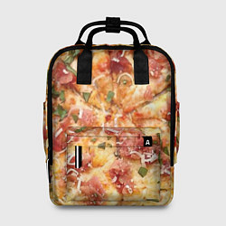 Рюкзак женский Вкусная пицца, цвет: 3D-принт