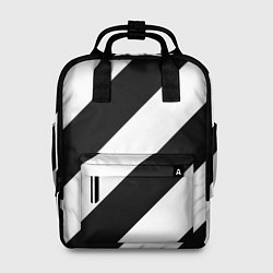 Женский рюкзак Черно-белые полосы