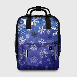 Рюкзак женский Сказочный снегопад, цвет: 3D-принт