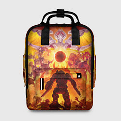 Рюкзак женский Doom в аду, цвет: 3D-принт
