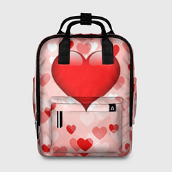 Женский рюкзак Огромное сердце