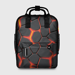 Женский рюкзак Неоновый разлом - жёлтый