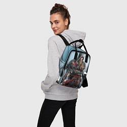 Рюкзак женский Ассасин-викинг, цвет: 3D-принт — фото 2