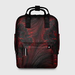 Женский рюкзак Красно - черные текстуры